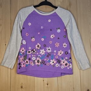 2T Garanimals Purple Floral Kids Shirt